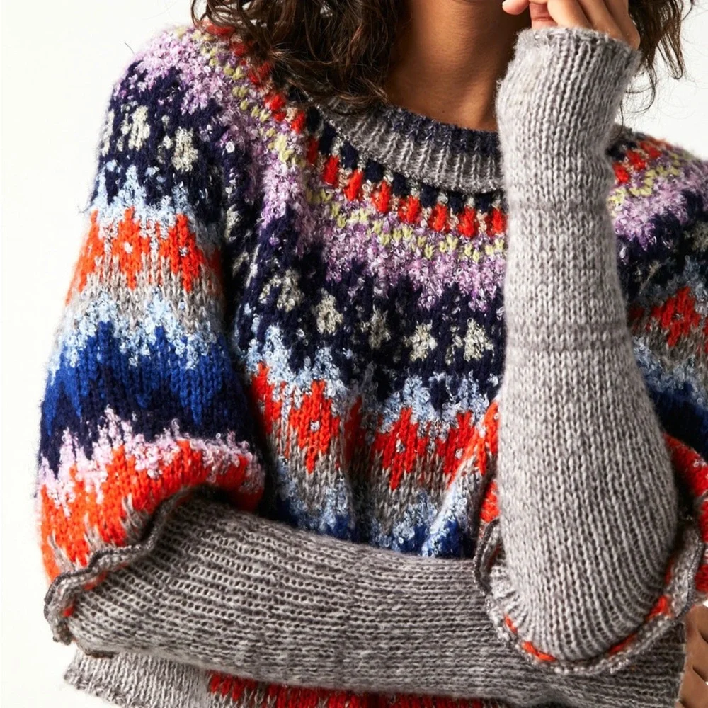 🔸NWOT🔸Free People Home for the Holidays Sweater - Picture 6 of 13